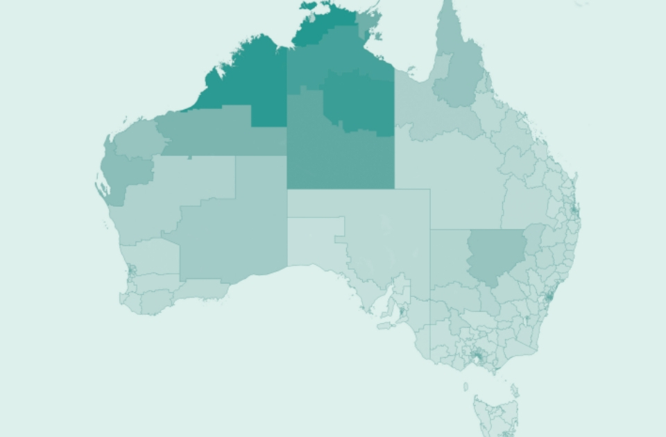Geographic disparities in uptake of care and treatment for hepatitis B
