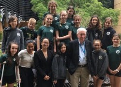 Professor Doherty encourages young women in STEM at Statewide Debating Tournament